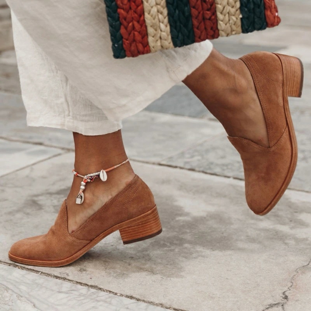 Soludos Sophia Block Heeled Loafers